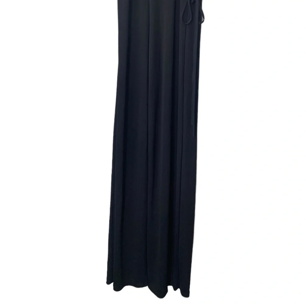 Zara Wide Leg Jumpsuit Size‎ S V Neck Slinky Rave Festival Club Party Strappy
